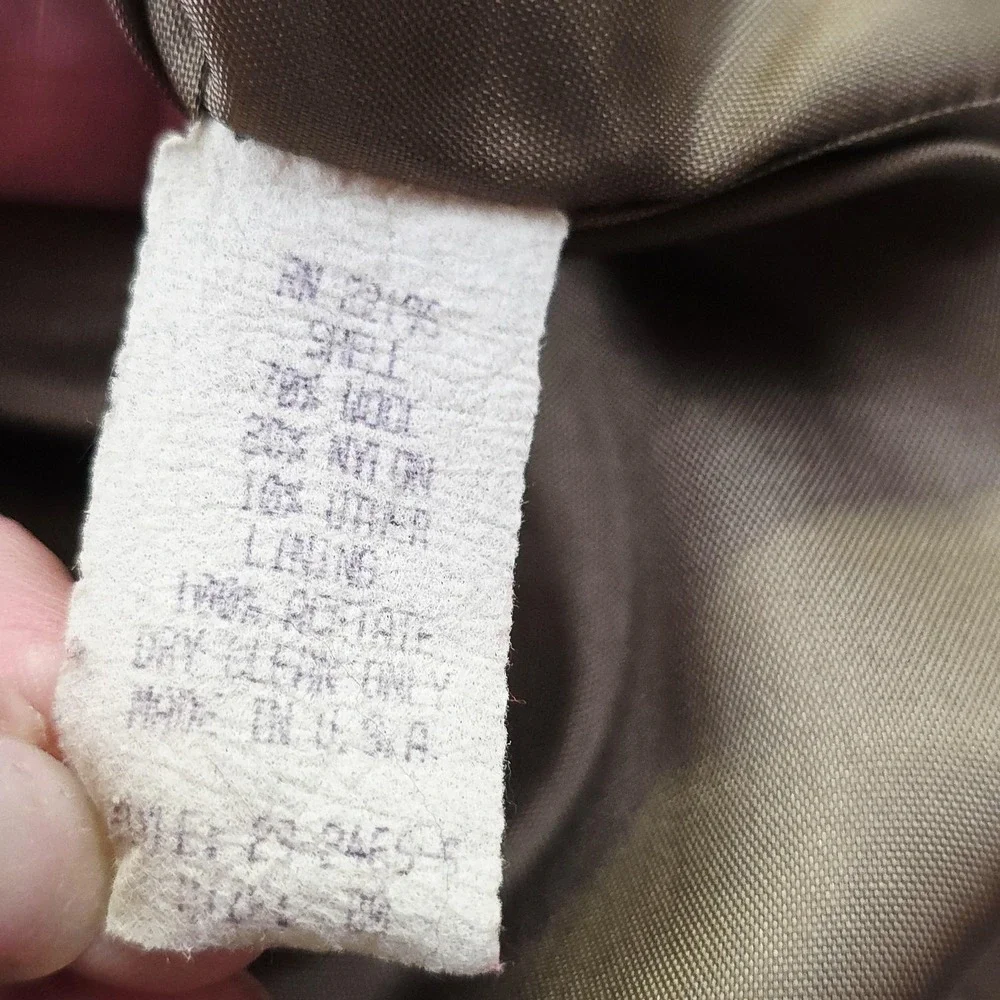 Vintage Roaman's Coat Womens 26‎ Gray Wool Check Tweed Length Overcoat Plus Size